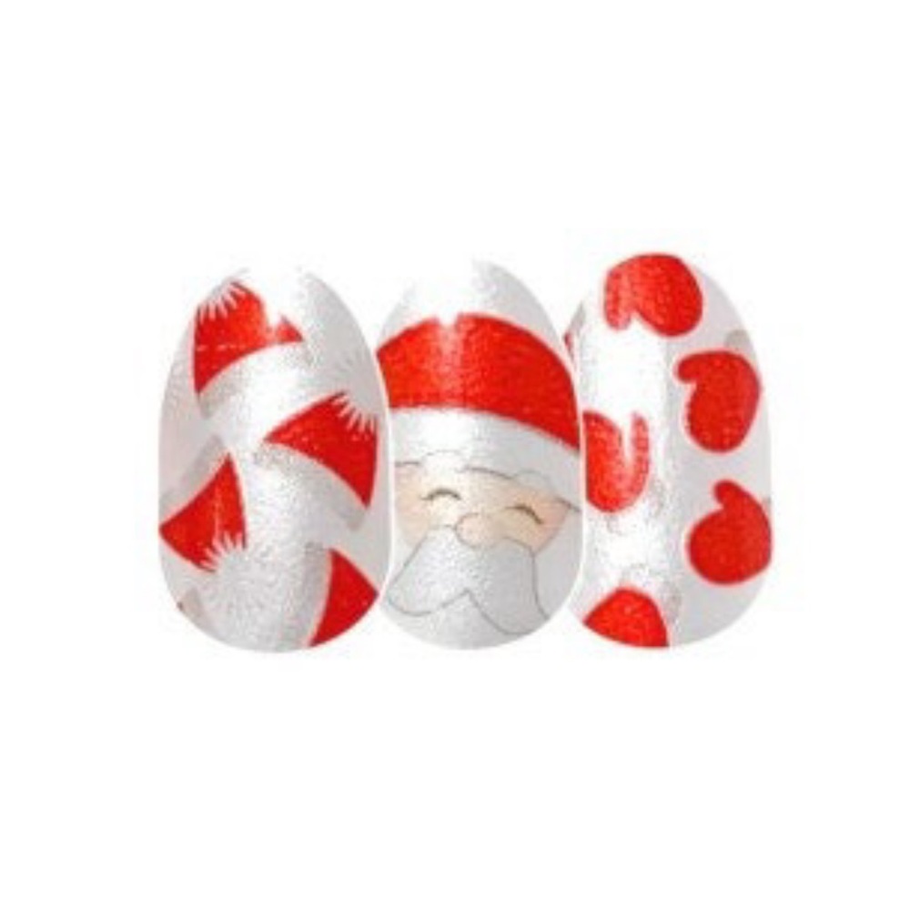 *Retired* Color Street: Just Be-claus | Christmas Holiday Santa Winter Red White - Picture 8 of 9